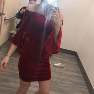 Red Velvet Dress